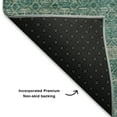thumbnail image 5 of Addison Rugs Mayfield Premium Machine Washable Transitional Stripes Teal Rectangle Rug, 10' x 14', 5 of 6