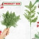 thumbnail image 5 of Adornos navideños, 20 ramas navideñas con purpurina, púas artificiales, ramitas florales para adornos de árbol de Navidad, guirnalda navideña de bricolaje, ramas de pino., 5 of 9