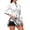 Black White Floral Rose, variant on TSOVTHRID Halloween Pumpkin Ghost Golf Dresses, Zip Up Mini Dress for Tennis Hiking, Pocket Quick Dry Tennis Dress, Size Medium