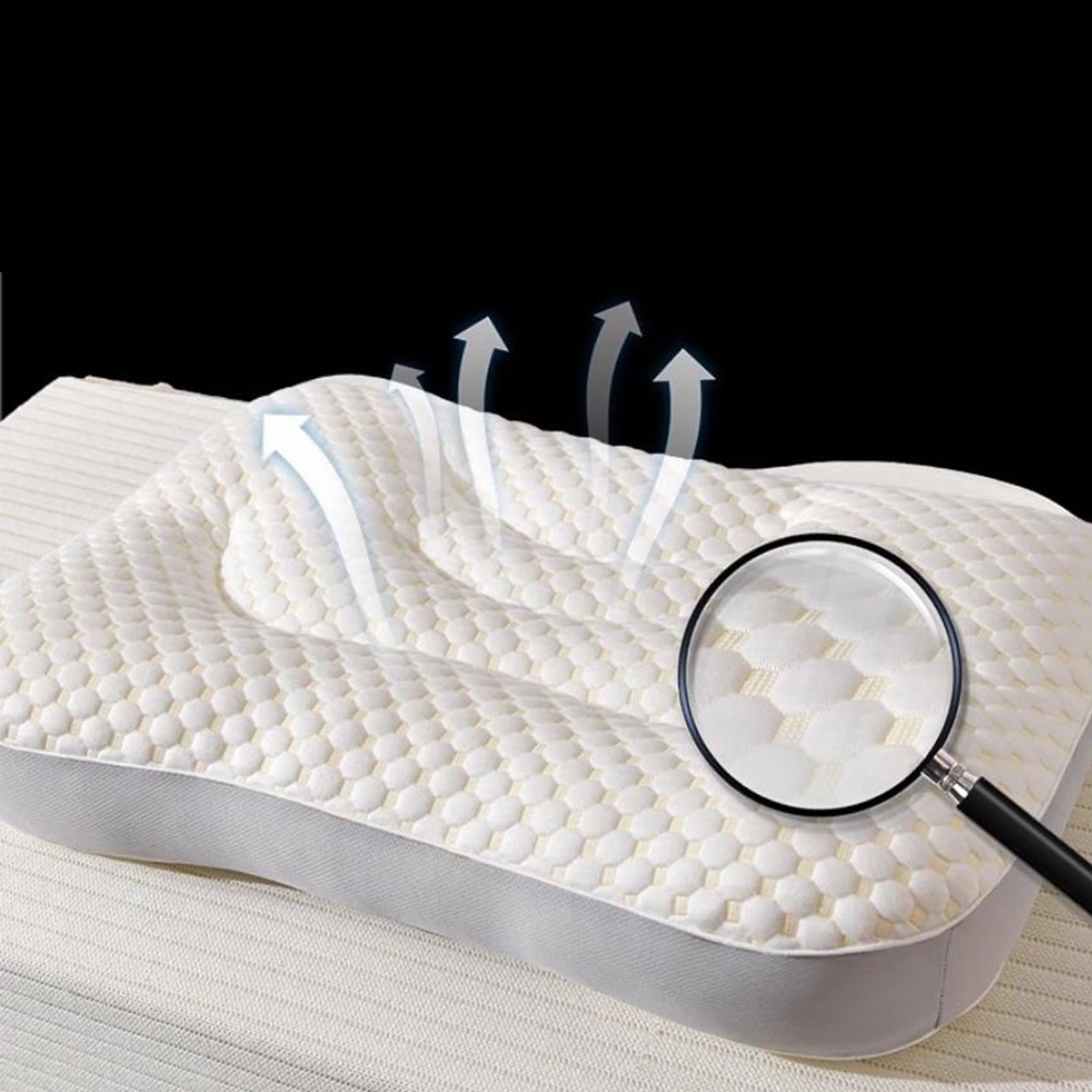 Bdday Pregnancy Pillow Memory Foam Ice Feeling Pillow Knitted Cotton Pillow Suitable for Home Hotel Etc. Bed Pillows Decorative