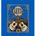 thumbnail image 2 of Vintage Country Nashville Guitars With Distressed Flowers Long Sleeve Olive Adult Hooded Sweatshirt-Medium, 2 of 3