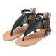 thumbnail image 5 of Zapatos con clip de verano para mujer Sandalias cómodas con cremallera Pisos Sandalias de playa informales Wmkox8yii shjk2235, 5 of 5