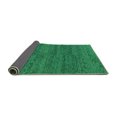 thumbnail image 2 of Ahgly Company Indoor Square Abstract Turquoise Blue Modern Area Rugs, 7' Square, 2 of 4