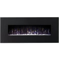 thumbnail image 3 of Gibson Living GL5050CE Lawrence 50 Inch Crystal Electric Wall Mounted Fireplace Black, 3 of 5
