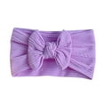 thumbnail image 3 of Nrmvnmi 3PC Solid Color Soft Cute Bowknot Headbands with Hair Bows Head Wrap Hair Accessories For Newborn Baby Girls Infant Toddlers Kids, 3 of 6