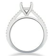 thumbnail image 3 of Pompeii 1/5ct Cathedral Pave Diamond Ring Mount 14K White Gold (G/H,I1-I2), 3 of 3