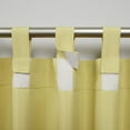 thumbnail image 4 of Exclusive Home Curtains Indoor/Outdoor Solid Cabana Tab Top Curtain Panel Pair, 54x96, Sundress, 4 of 9