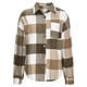 thumbnail image 4 of Puntoco Mujeres Casual Manga completa Estampado a cuadros Turndown Collar Outwear Chaquetas Rollbacks Puntoco Puntoco-2943, 4 of 5