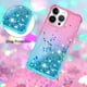 thumbnail image 4 of Funda para iPhone 15 PRO Transparente con Brillos Carcasa Protectora Antigolpes con Glitter Brillante, 4 of 5