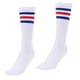 thumbnail image 2 of Golf Stripe Thigh Calcetines  Calcetines S S blanco + rayasB shamjiam Calcetines altos de la rodilla, 2 of 9
