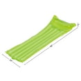 thumbnail image 3 of Tapis de piscine gonflable transparent Bluescape avec oreiller, vert, 3 of 6