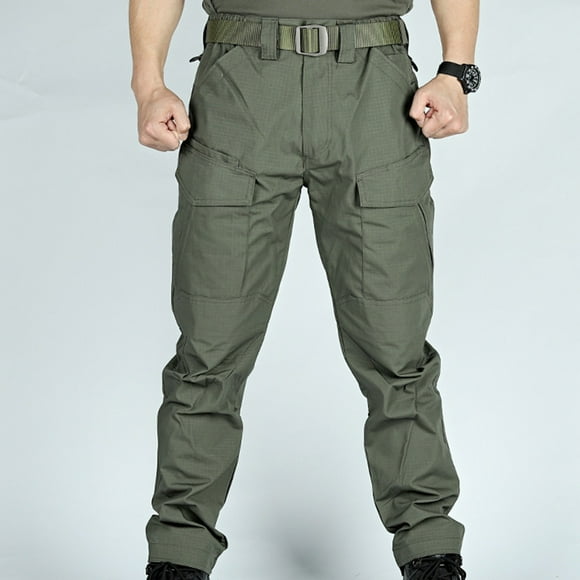Amzcrzy Cargo Pants for Men Men's Pants Multiple Pockets Cargo Trousers Work Wear Cargo Pocket Men's Pants Men's Cargo Pants Pants for Men Men's Clothing Slacks for Men