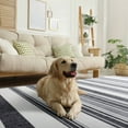 thumbnail image 4 of FULIE 4'x6'Boho Area Rugs Living Room Rugs Non-Slip Carpet Rug,Gray, 4 of 7