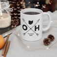 thumbnail image 5 of Ohio Coffee Mug State of Ohio Vintage Design Tea Hot Chocolate Ohio Gift Ceramic Mug 11oz, 5 of 7