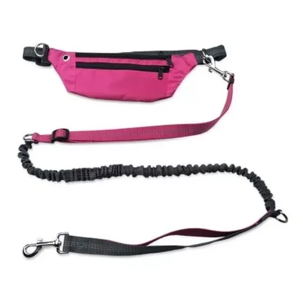 Correa Elastica Deportiva Para Perros Manos Libres Cangurera