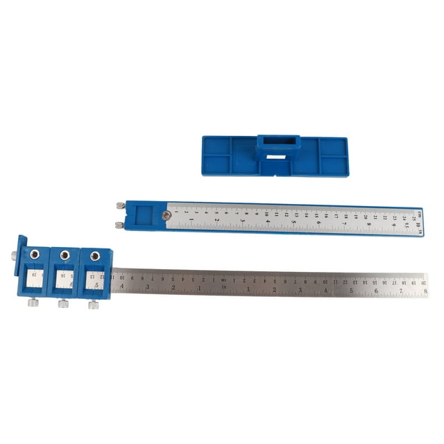 Cabinet Hardware Jig Portable Adjustable Drill Guide Punch Locator for Drawer Door Handle