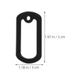 thumbnail image 2 of COSMOBETTY 12Ud Protectores De Silicona Para Placas De Perro Negras Silenciosas Y Resistentes Para Protección Diaria, 2 of 8