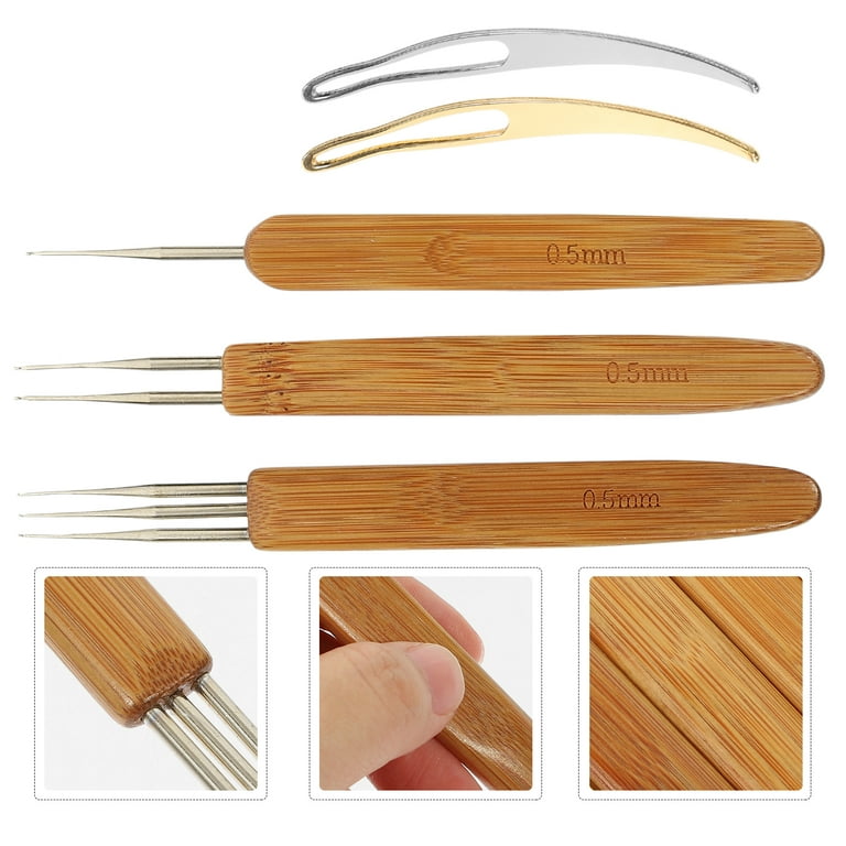 NUOLUX Crochet Needle Hair Dreadlocks Hook Dreadlock Toolweaving Tools Hooks Loc Interlocking Crocheting Dreads Braidneedles