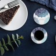 thumbnail image 6 of FMSHPON Mandala Set of 8 Round Coaster for Drinks, Absorbent Ceramic Stone Coasters Cup Mat with Cork Base for Home Kitchen Room Coffee Table Bar Decor, 6 of 6