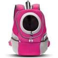 thumbnail image 1 of Transporteur pour Animaux de Compagnie Sac à Dos de Voyage pour Chien Sac de Transport pour Animaux de Compagnie pour Petits Chiens Chats Tête de Compagnie Aérienne de Conception Approuvée pour la Randonnée à Vélo Rose, 1 of 7