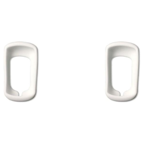 Yuarrent Funda protectora para ordenador de bicicleta, multicolor, a prueba de polvo, impermeable, cronómetro, cubierta para ciclismo, velocímetro de Blanco 2piezas Yuarrent CBP463510