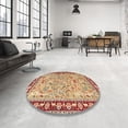 thumbnail image 4 of Ahgly Company Machine Washable Indoor Rectangle Traditional Chestnut Red Area Rugs, 4' x 6', 4 of 7