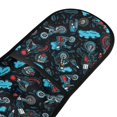 thumbnail image 2 of Dailycode Double Sided Oven Mitt with Loop Heat Resistant Kitchen Long Potholders 7" x 35" Motorbike and Biker, 2 of 6
