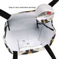 thumbnail image 6 of FORMRS Womens Canvas Tote Bag with Zipper Inner Pocket Shoulder Handbag, White and Black, 6 of 7