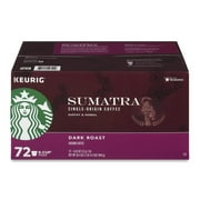 Starbucks Sumatra K-Cup Coffee Pods, 72 Count