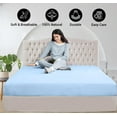 thumbnail image 3 of 1000 Thread Count 3 Piece (1- Fitted Sheet + 2- Pillow cover) Quality 27 Inch Deep Pocket 100% Egyptian Cotton Color Light Blue Solid Size Twin XL, 3 of 6