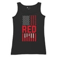 thumbnail image 5 of Remember Everyone Deployed Women's Tank Top Until They All Come Home RED Friday Military US Flag American Patriot, 5 of 7