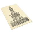 thumbnail image 3 of Print: Light House On Fowey Rocks, Fla., 1894, 3 of 4