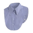 thumbnail image 2 of Corbata falsa , práctica, cómoda, fácil de usar, versátil, tipo camisa corta Rayas azules, 2 of 8
