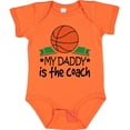 thumbnail image 3 of Inktastic Basketball My Daddy is the Coach Boys or Girls Baby Bodysuit, 3 of 5