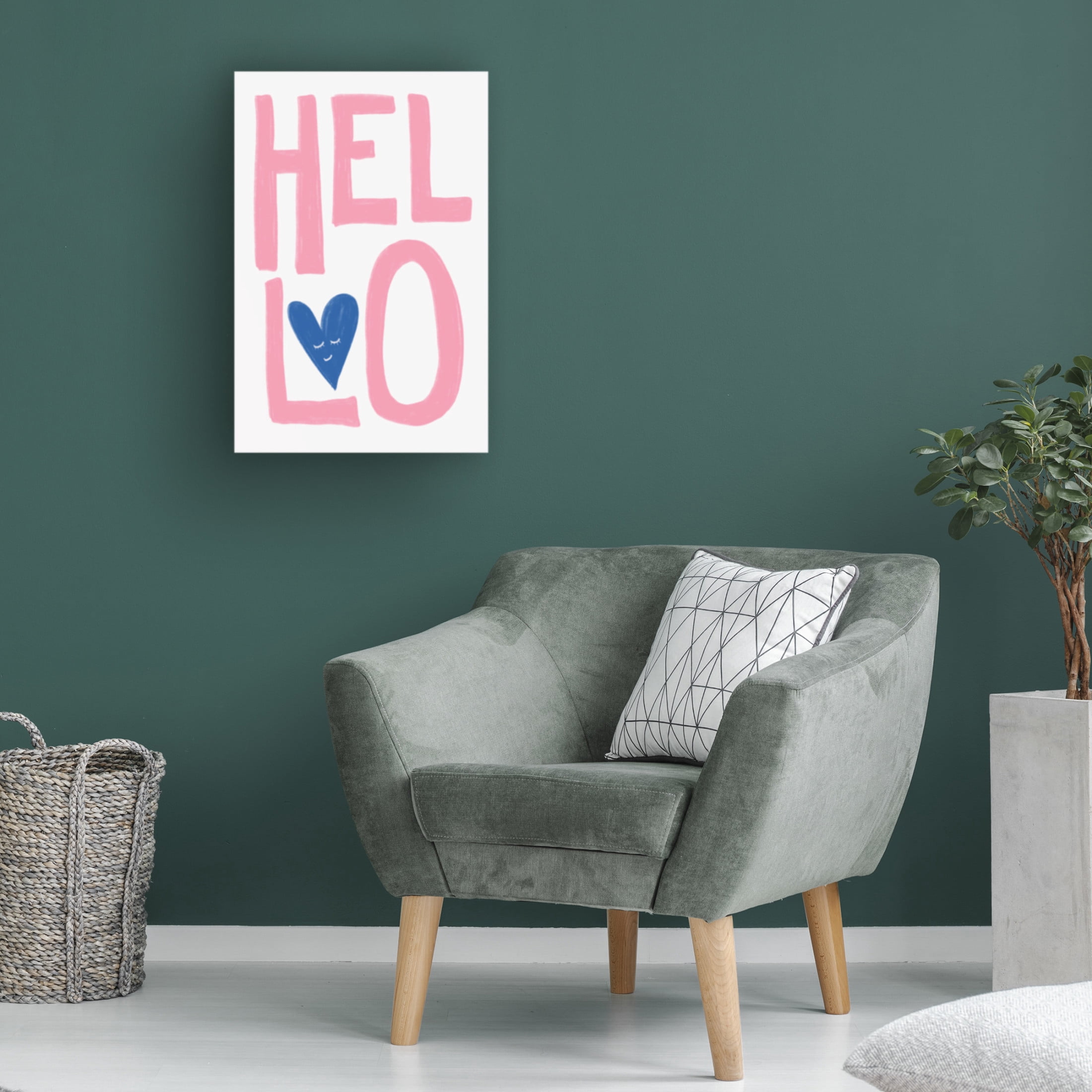 Trademark Fine Art Athene Fritsch Hello Canvas Wall Art
