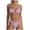 C574/Purple, variant on XIYON Womens Bikini Sets High Cut 2Pcs Thong Swimsuit Tie Knot Ruched Swimwear Vacation Outfits Swimwear 2026
