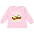 thumbnail image 3 of Inktastic Hanukkah Funny Here for Latkes Boys or Girls Long Sleeve Toddler T-Shirt, 3 of 5