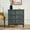 Blue, variant on 3 Drawer Solid Wood Accent Cabinet End Table with USB Dresser for Living Room Living Room, Walnut