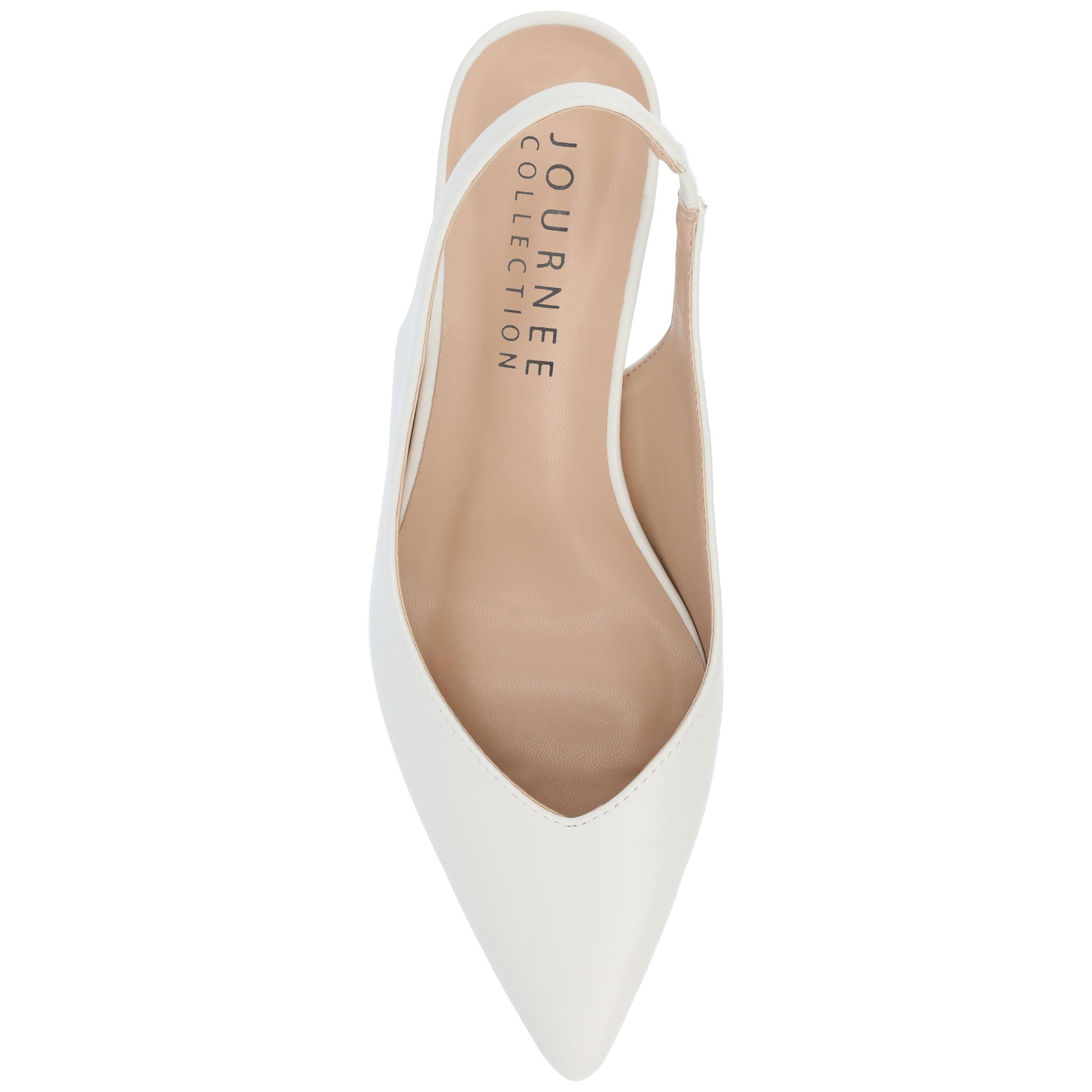 Journee Womens Mikoa Kitten Heel Sling Back Pointed Toe Pumps, Widths Available