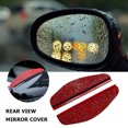 thumbnail image 4 of 2x Visor de espejo retrovisor impermeable para automóvil Protector de diamante Ndcxsfigh para cejas de lluvia (Rojo), 4 of 8