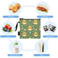thumbnail image 5 of Haosy 3 Pack Reusable Ziploc Bags BPA Free Healthy Food Storage Bag Leakproof Sandwich Snack Freezer Bags Cute Ducks and Flower, 5 of 7