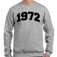thumbnail image 2 of 1972 College Style Long Sleeve Shirt Unisex 4X-Large Grey, 2 of 5