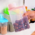 thumbnail image 4 of Yuarrent Dispensador de cereales de plástico, contenedor de almacenamiento, cocina delgada, comida seca, caja de de arroz Type6 NO6 Yuarrent HA002828-06, 4 of 6