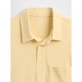thumbnail image 3 of Camisa Polo GAP Lived In Reed Amarilla XS, 3 of 4