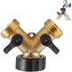 thumbnail image 1 of Conector Y CHAO grifo doble para lavadora 3/4 de pulgada, 1 of 5