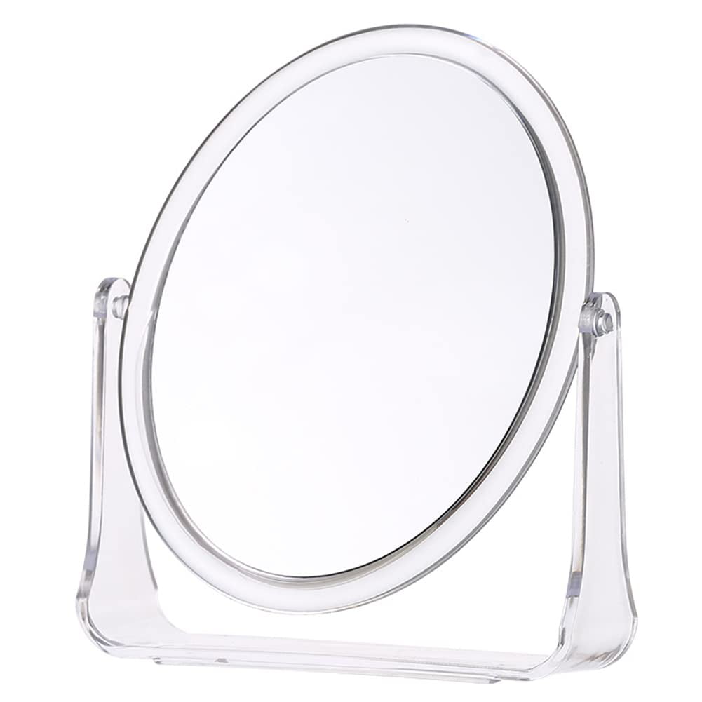 DVHOK Makeup Mirror for Desk Double Sided 360°Rotation Desk Mirror
