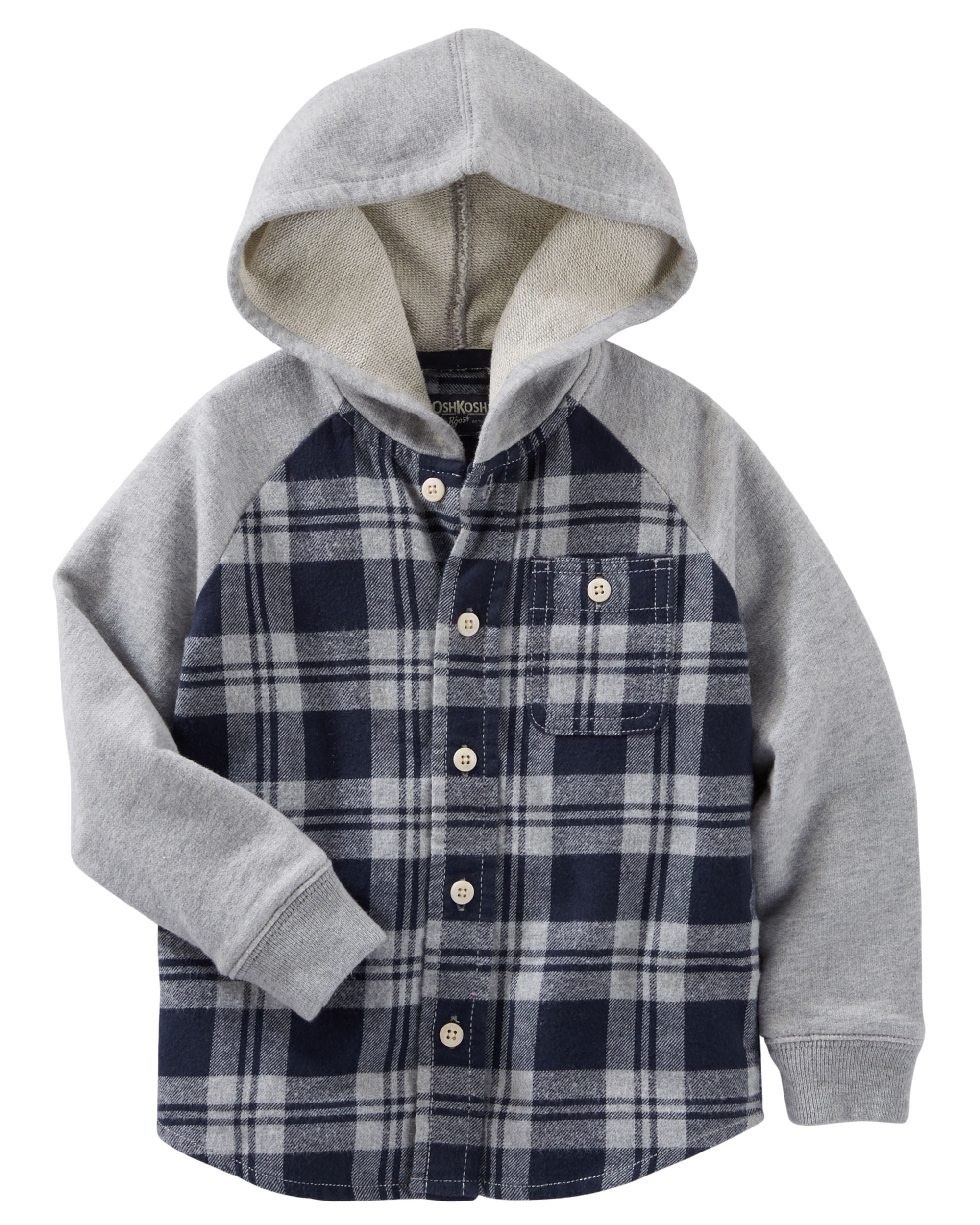 flannel hoodie boys