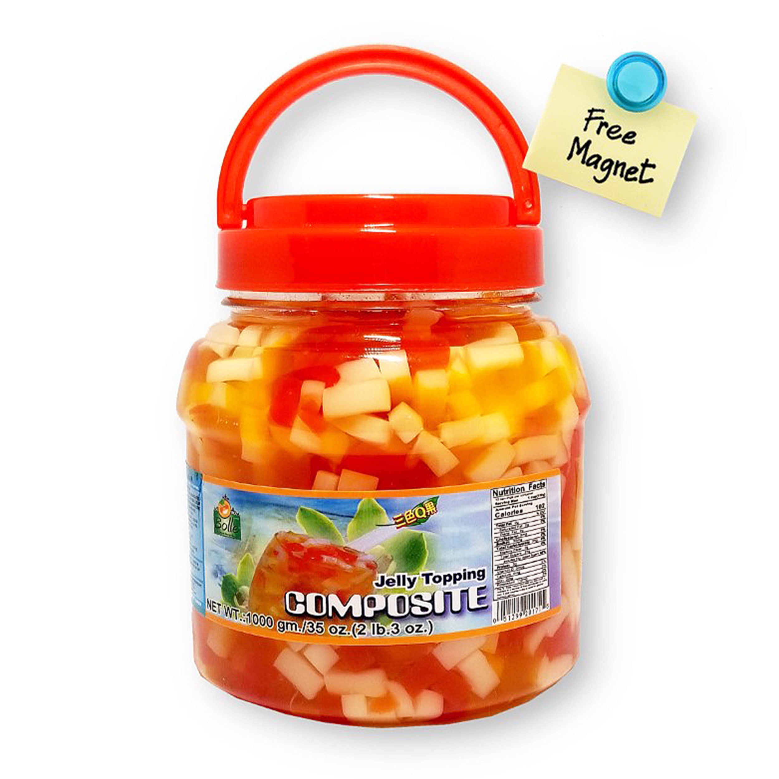 Bolle Composite Jelly Topping Boba Bubble Tea Ingredient Assorted