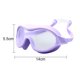 thumbnail image 2 of Gafas de natación de montura grande, gafas antivaho de alta definición, gafas de natación de una pieza para adultos para hombres y mujeres, violeta, 2 of 7