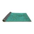 thumbnail image 2 of Ahgly Company Indoor Rectangle Oriental Turquoise Blue Traditional Area Rugs, 6' x 9', 2 of 4